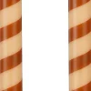 Mica Decorations dinerkaars donkerbruin 8 uur 2 stuks