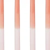 Mica Decorations dinerkaars Dip-dye roze 8 uur D 1,4 H 28 cm 4 stuks