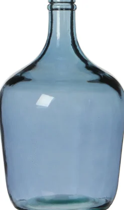 Mica Decorations fles Diego blauw D 18 H 30 cm