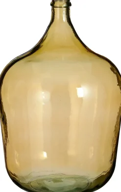 Mica Decorations fles Diego geel D 40 H 56 cm