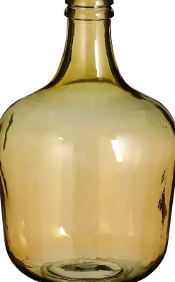 Mica Decorations fles Diego geel D 27 H 42 cm