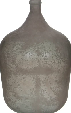 Mica Decorations fles Diego grijs D 40 H 56 cm