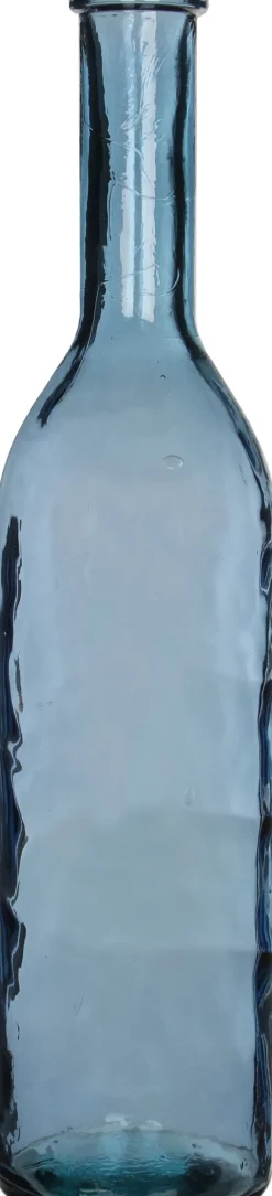 Mica Decorations fles Rioja blauw D 18 H 75 cm