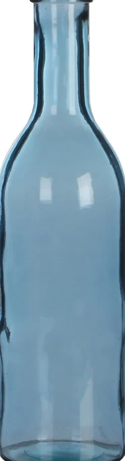 Mica Decorations fles Rioja blauw D 12 H 50 cm