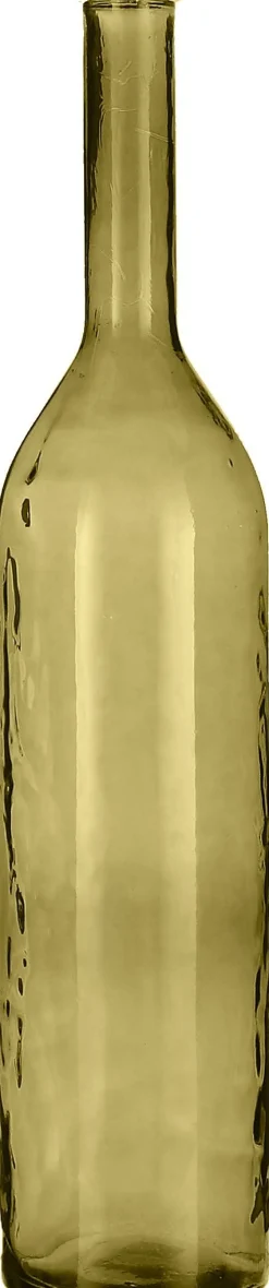 Mica Decorations fles Rioja geel D 21 H 100 cm