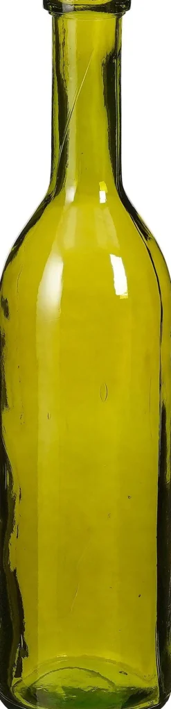 Mica Decorations fles Rioja mosgroen D 18 H 75 cm