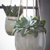Mica Decorations hangpot Resa D 10 H 8,5 lichtgrijs