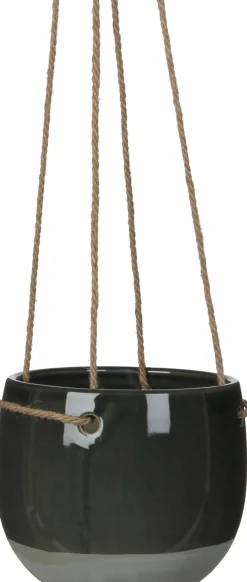 Mica Decorations hangpot Resa D 16,5 H 13,5 grijs