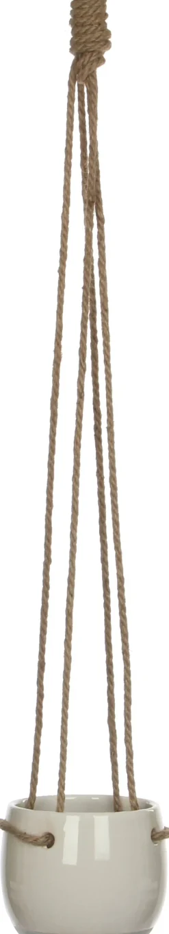 Mica Decorations hangpot Resa D 10 H 8,5 wit