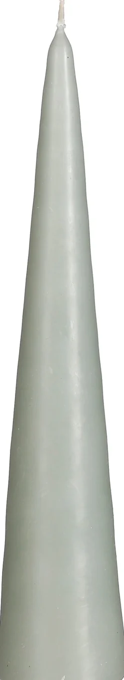 Mica Decorations kegelkaars groen 23 uur D 5 H 25 cm