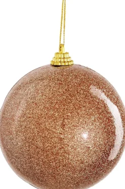 Mica Decorations kerstbal Onbreekbaar goud D 10 cm