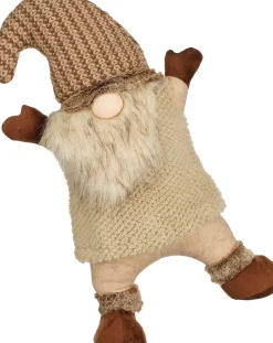 Mica Decorations kerstfiguur gnoom bruin 32 x 16 x 48 cm
