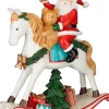 Mica Decorations kerstfiguur hobbelpaard 31,5 x 11 x 35 cm