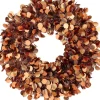 Mica Decorations kerstkrans bruin D 46 H 3 cm