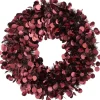 Mica Decorations kerstkrans bordeaux D 46 H 3 cm