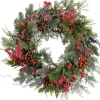 Mica Decorations kerstkrans Randell dennenappel en bessen D 50 H 12 cm