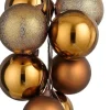 Mica Decorations kerst ornament bundel bruin 16 x 16 x 46 cm