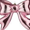 Mica Decorations kerst ornament strik roze 20 x 6 x 20 cm