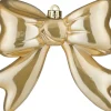 Mica Decorations kerst ornament strik beige 20 x 6 x 20 cm
