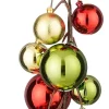 Mica Decorations kerstslinger ballen rood / goud 1,8 m