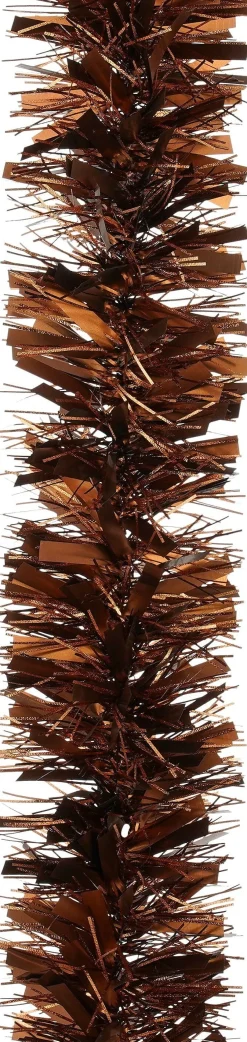 Mica Decorations kerstslinger bruin 1,83 m