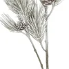 Mica Decorations kersttak dennenappel besneeuwd 120 cm