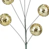 Mica Decorations kersttak Disco beige 60 cm