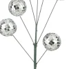 Mica Decorations kersttak Disco zilver 60 cm