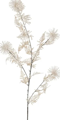 Mica Decorations kersttak Pine besneeuwd beige 118 cm