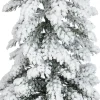 Mica Decorations mini kunstkerstboom besneeuwd op stam D 8 H 30 cm