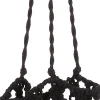 Mica Decorations plantenhanger zwart D 14 H 70 cm