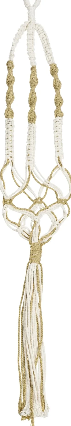 Mica Decorations plantenhanger bruin 84 x 4 x 1,5 cm