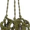 Mica Decorations plantenhanger groen D 17 H 75 cm