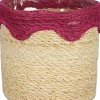 Mica Decorations plantenmand Ella roze D 16 H 16 cm