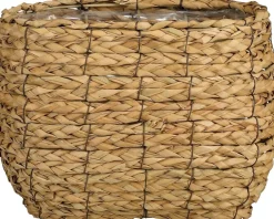 Mica Decorations plantenmand Dano bruin 27 x 15 x 21 cm