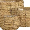 Mica Decorations plantenmand Dano bruin D 26 H 15 cm