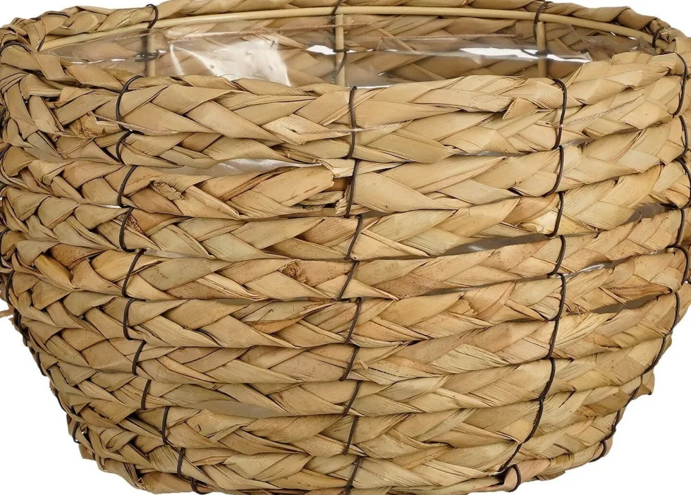 Mica Decorations plantenmand Dano bruin D 26 H 15 cm