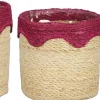 Mica Decorations plantenmand Ella roze D 20 H 20 cm