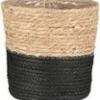 Mica Decorations plantenmand Rachel zwart D 19 H 19 cm