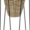 Mica Decorations plantenmand Marcia naturel D 38 H 120 cm