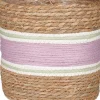 Mica Decorations plantenmand Rachel paars D 25 H 25 cm
