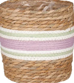 Mica Decorations plantenmand Rachel paars D 19 H 19 cm