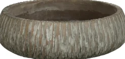 Mica Decorations plantenschaal Walter grijs D 23 H 7 cm