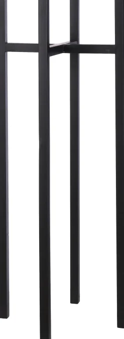 Mica Decorations plantenstandaard Ascot XL zwart 37,5 x 37,5 x 95 cm