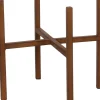 Mica Decorations plantenstandaard Ascot roest 24 x 24 x 25 cm