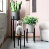 Mica Decorations plantenstandaard Ascot XL zwart 37,5 x 37,5 x 71 cm