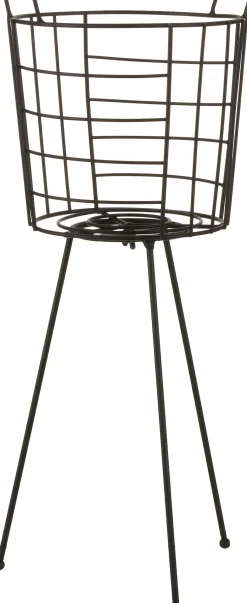 Mica Decorations plantenstandaard Midar zwart D 19 H 50 cm