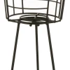 Mica Decorations plantenstandaard Midar zwart D 16 H 40 cm