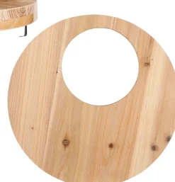 Mica Decorations plantenstandaard Thompson naturel D 39 H 3 cm