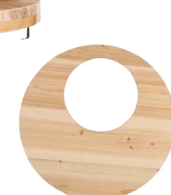 Mica Decorations plantenstandaard Thompson naturel D 35 H 3 cm